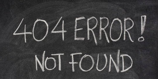 Berbagai gambar unik yang muncul saat error 404