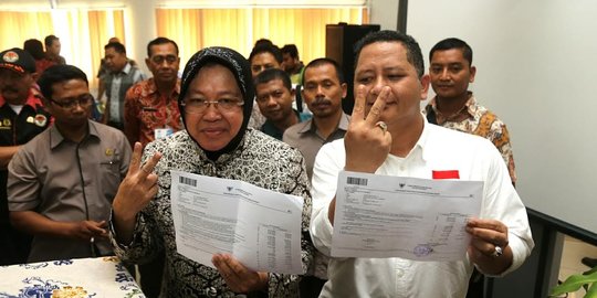Pilkada Surabaya, harta Risma paling kecil dibanding calon lain
