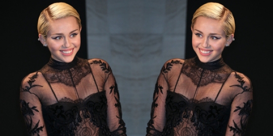 [Foto] Wajah mirip abis, pelayan ini sering dikira Miley Cyrus