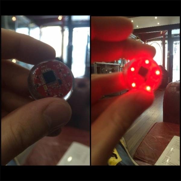 tren menanam led di bawah kulit