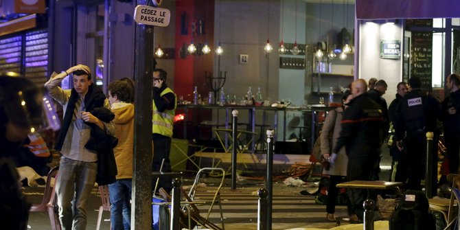 Teror Paris, 2 kali ledakan terdengar saat laga Prancis-Jerman