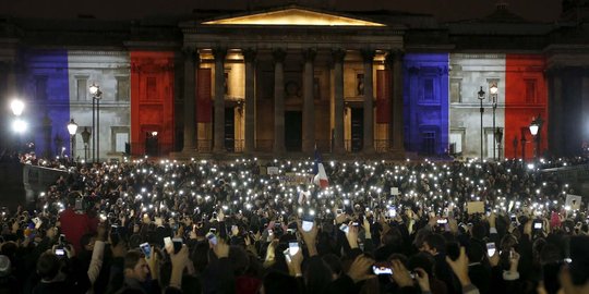 Dunia berduka untuk korban serangan di Paris