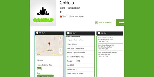 GoHelp, aplikasi ini jadikan Anda driver sekaligus penumpang