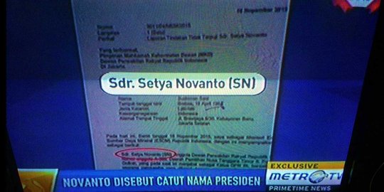 Sudirman Said akui Setya Novanto si pencatut nama Presiden Jokowi
