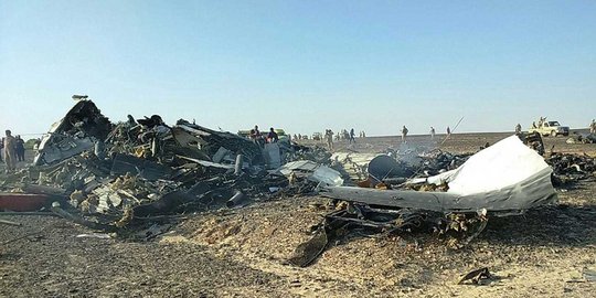 Jatuhnya pesawat di Mesir ulah teroris, Rusia janji balas dendam