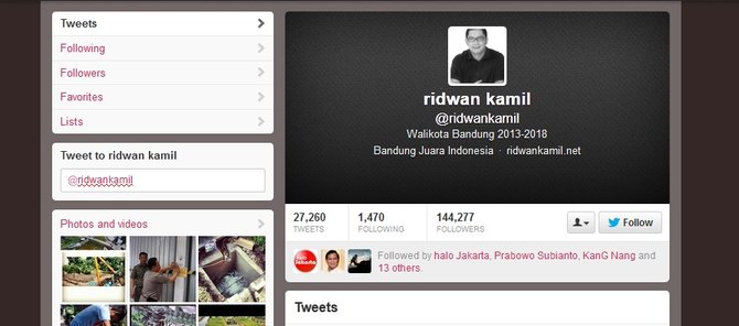 twitter ridwan kamil