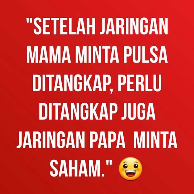 papa minta saham