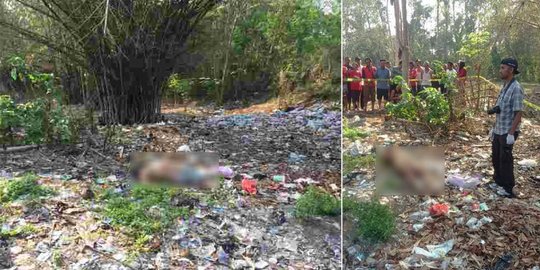 Mayat telanjang dada ditemukan di tempat sampah daerah Jembrana