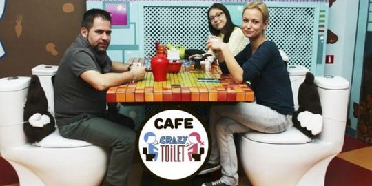 Ini kafe bertema toilet pertama di Eropa