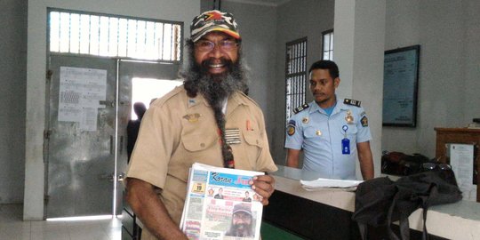 Tapol Papua Merdeka Filep Karma akhirnya bebas