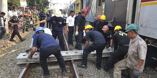 Argo Sindoro anjlok di Stasiun Jayakarta, perjalanan KRL terganggu