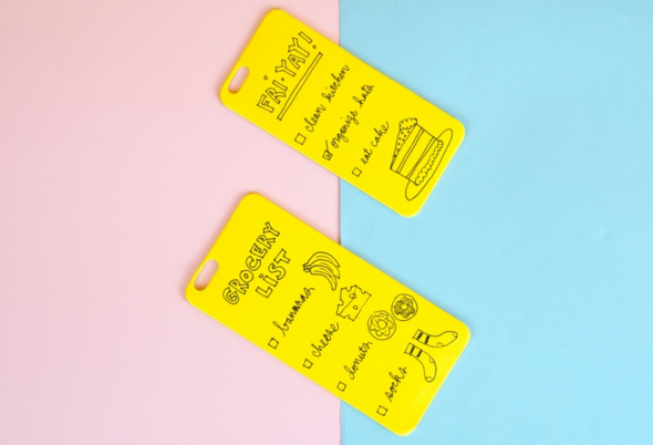 sticky note smartphone