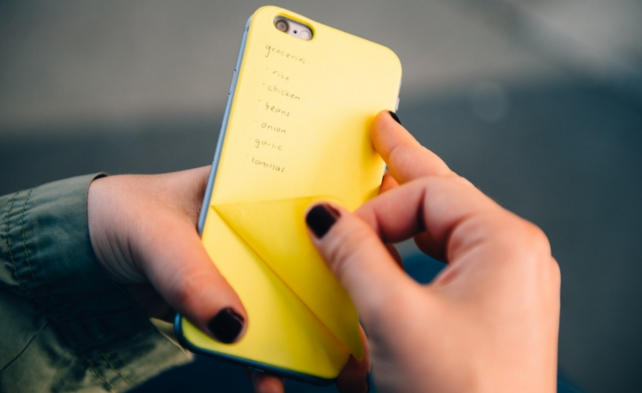 sticky note smartphone