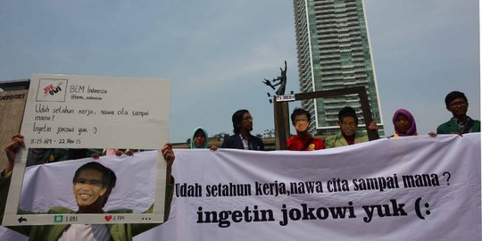 Mahasiswa ingatkan Presiden Jokowi soal Nawacita