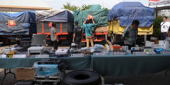 Polisi bongkar penyelundupan barang impor di Tanjung Priok