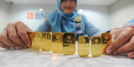 Harga emas Antam dibuka turun Rp 1.000, jadi Rp 548 ribu per gram