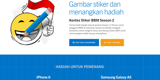 BBM kembali adakan sticker contest di Indonesia