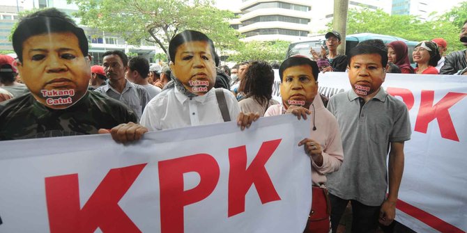 Demo kecam Setya Novanto terkait pencatutan nama Jokowi