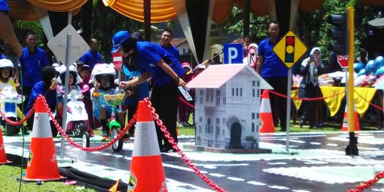 Unik, taman di Banyumas ini edukasi anak tertib berlalu lintas