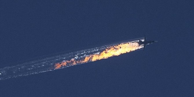 Ini video Turki tembak jatuh Sukhoi Su-24 Rusia di perbatasan Suriah