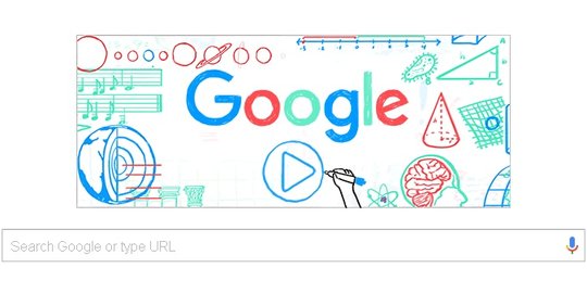 Google Doodle hari ini peringati Hari Guru Nasional