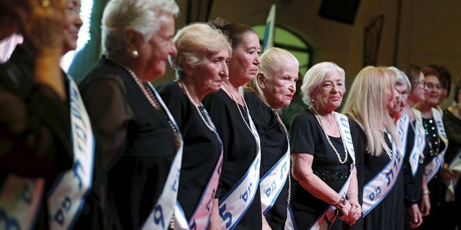 Gaya lansia korban selamat Holocaust ikut kontes kecantikan