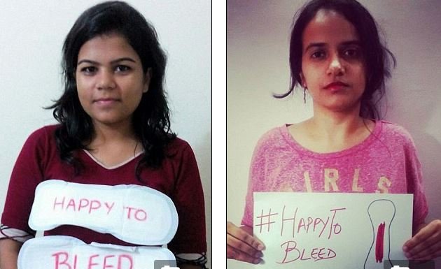 perempuan india galang kampanye bahagia karena menstruasi di media sosial