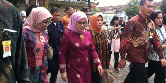 Mufidah Kalla habiskan jutaan rupiah belanja kain batik di Yogya