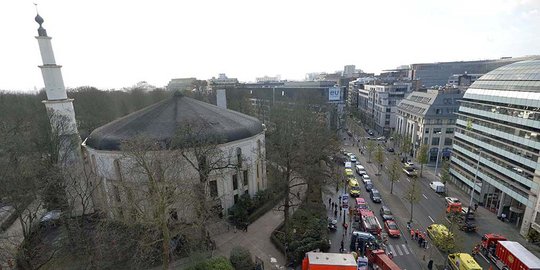 Ini Masjid Agung di Brussels yang diteror amplop berisi antraks