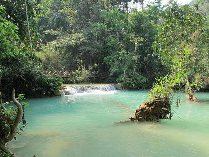 air terjun kuang si luang prabang laos