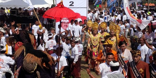 Meriahkan kampanye Badung Bagus, Pandawa Lima dibayar Rp 500.000