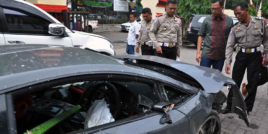 Polisi sebut pengemudi Lamborghini maut kurang mahir menyetir mobil