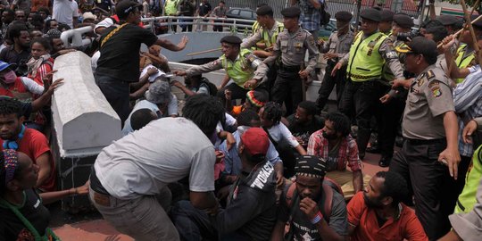 Stafsus Presiden duga ada yang tunggangi demo mahasiswa Papua di HI