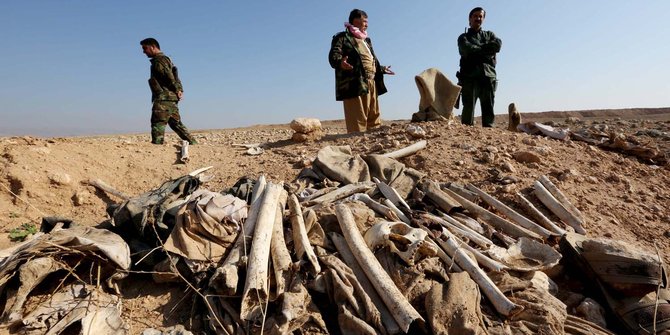 Penemuan kuburan massal korban kesadisan ISIS di Irak