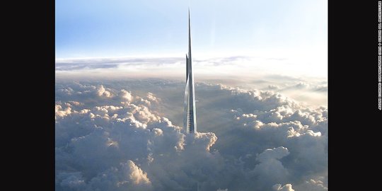 5 Fakta soal gedung tertinggi dunia milik Saudi hingga menembus awan