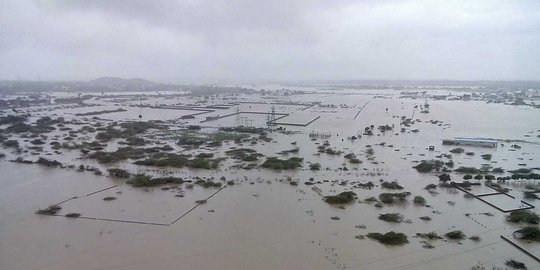 Dahsyatnya banjir bandang tenggelamkan selatan India