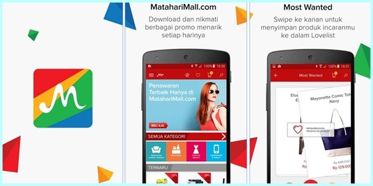 Mataharimall pamer punya aplikasi iOS dan Android