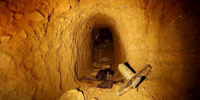 Menelusuri terowongan persembunyian ISIS dari gempuran musuh