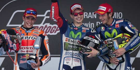 \'Harusnya Rossi-Lorenzo lawan Marquez di Superprestigio 2015\'