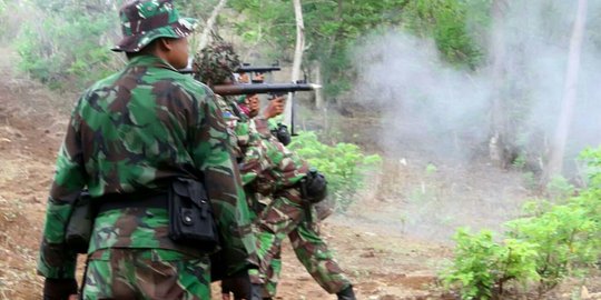 Korps Marinir gelar latihan menembak, operasi hutan dan perang nyata