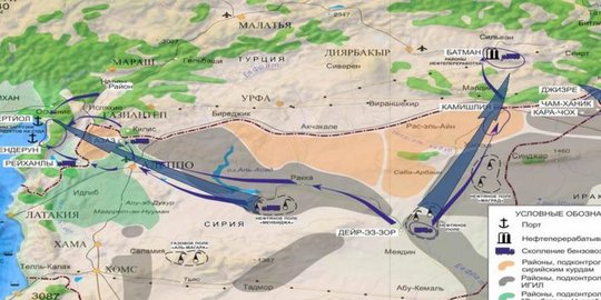 punya tiga rute angkut minyak dari suriah rev1