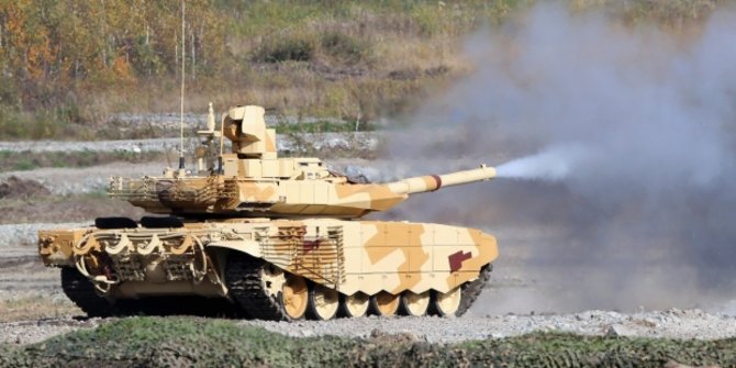 Tank paling canggih Rusia mulai ikut perang di Suriah