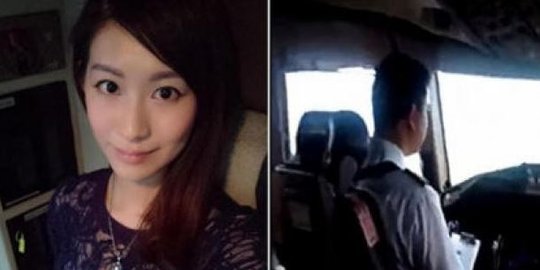perempuan cantik ke kokpit sebab kursi penumpang penuh rev3