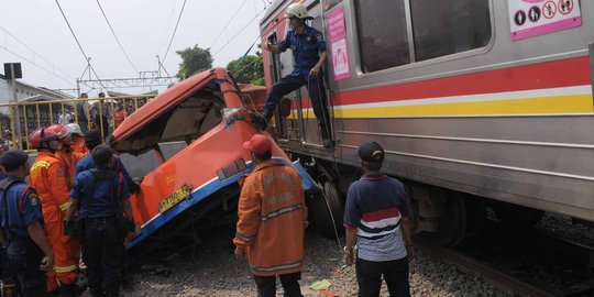 Kasus KRL vs Metromini di Angke, Menhub Jonan salahkan Ahok