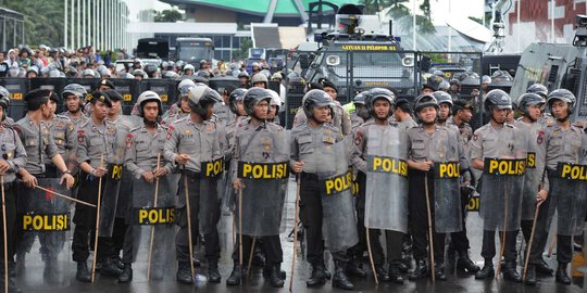 Ratusan polisi dan tentara disiagakan jelang Pilkada Simalungun