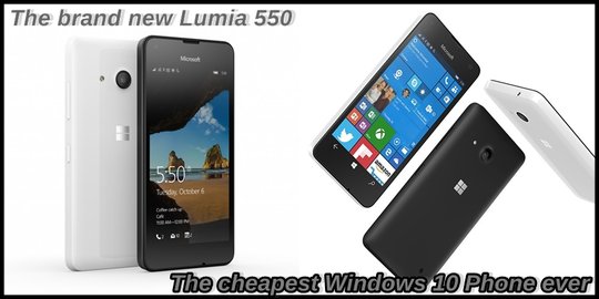 Microsoft rilis Lumia 550, smartphone Windows 10 paling murah