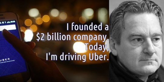Kisah pendiri perusahaan Rp 29 triliun kini jadi supir taksi Uber