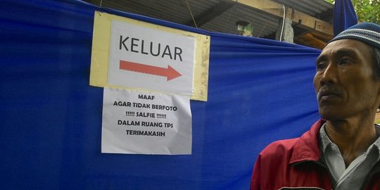 Di Kabupaten Malang, ada larangan selfie di ruang TPS