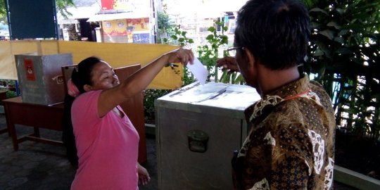 Sejumlah TPS di Kabupaten Karawang kurang mendapat antusias warga