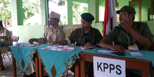 TPS ini disulap bak zaman perjuangan kemerdekaan